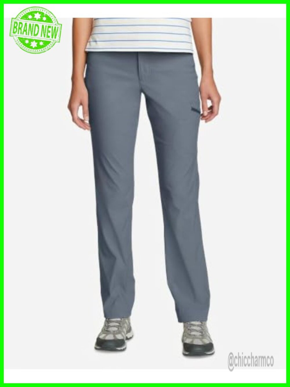 Lightweight Nylon Spandex Cargo Hiking Pants with UPF 50+